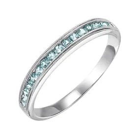 10KT White Gold Classic Book Stackable Fashion Ring