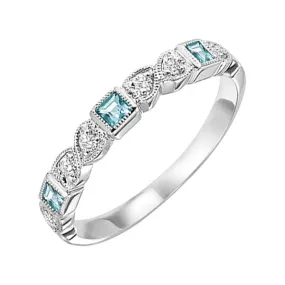 10KT White Gold Sparkle Fashion Ring