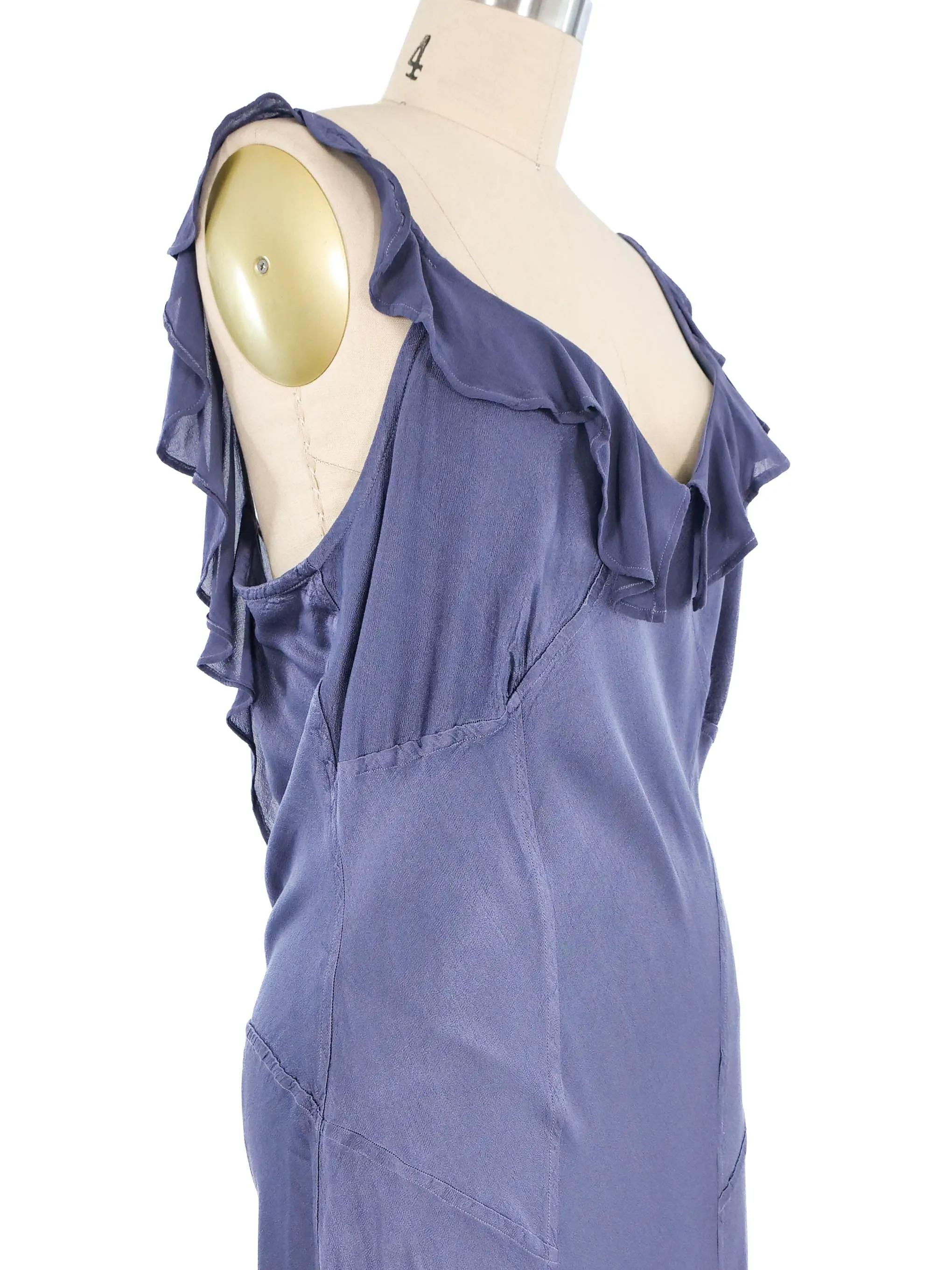 1990s Ghost Lavender Slip Dress
