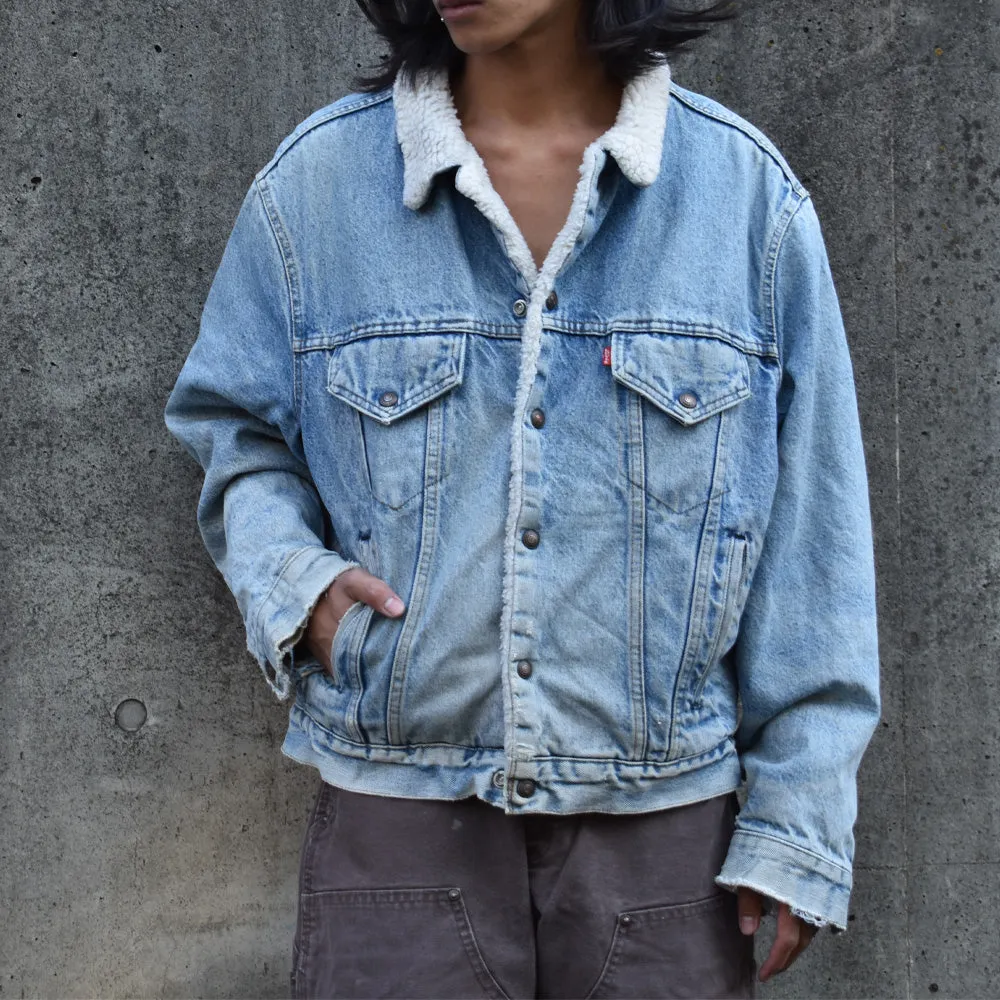 80’s Levi's 70608-0216 デニムボアジャケット USA製 221104