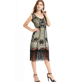 A-Line Round Neck Sleeveless Dress