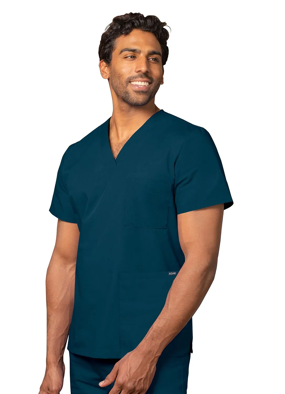 Adar Unisex V-Neck Tunic 3 Pocket Tops
