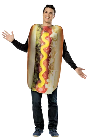 Adult Loaded Hot Dog Costume