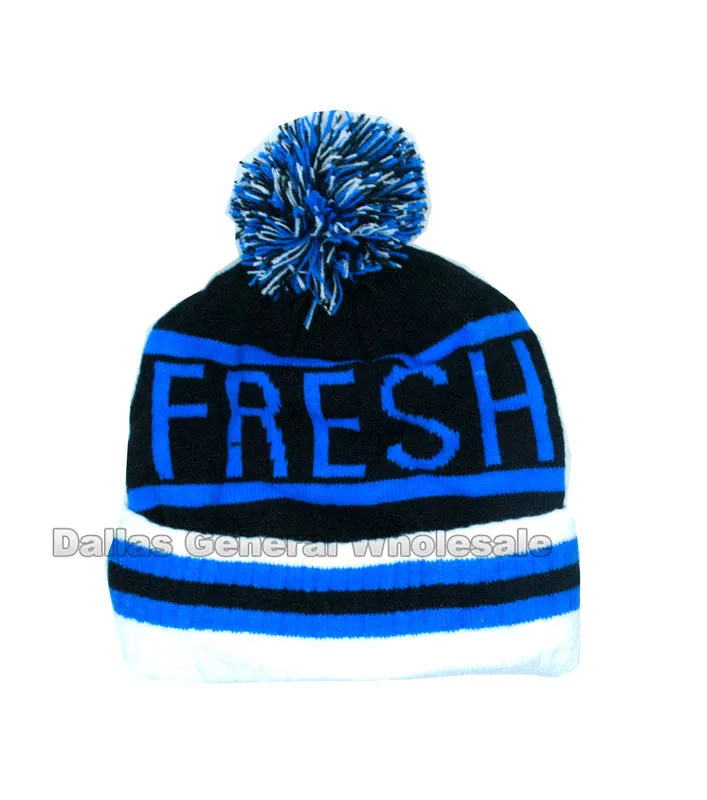 Adults Knitted Skull Beanie Caps Wholesale