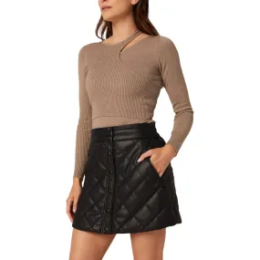 Alp-N-Rock Emilia Quilted Mini Skirt - Women's