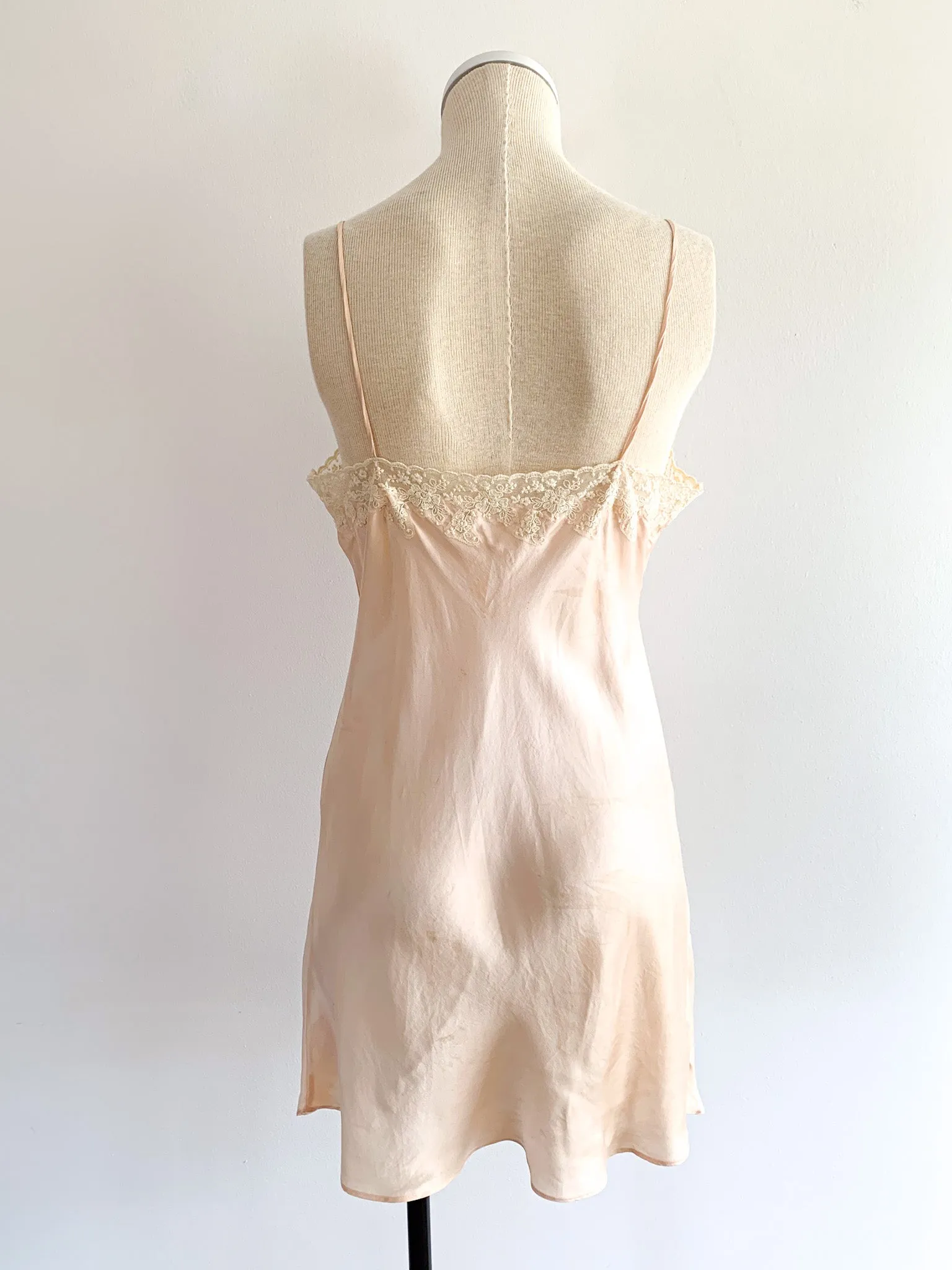 Ballerina Pink Silk Slip Dress