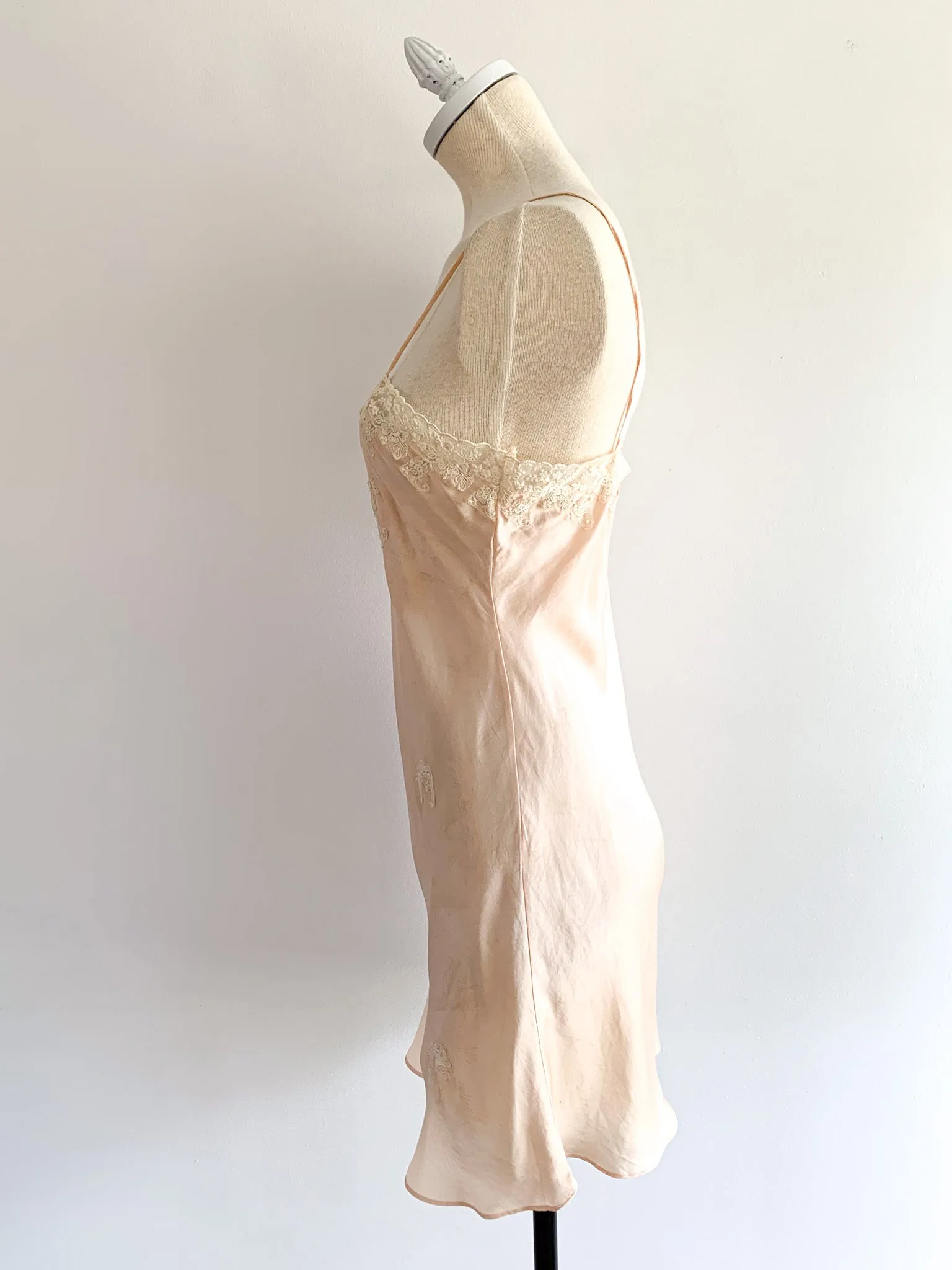 Ballerina Pink Silk Slip Dress