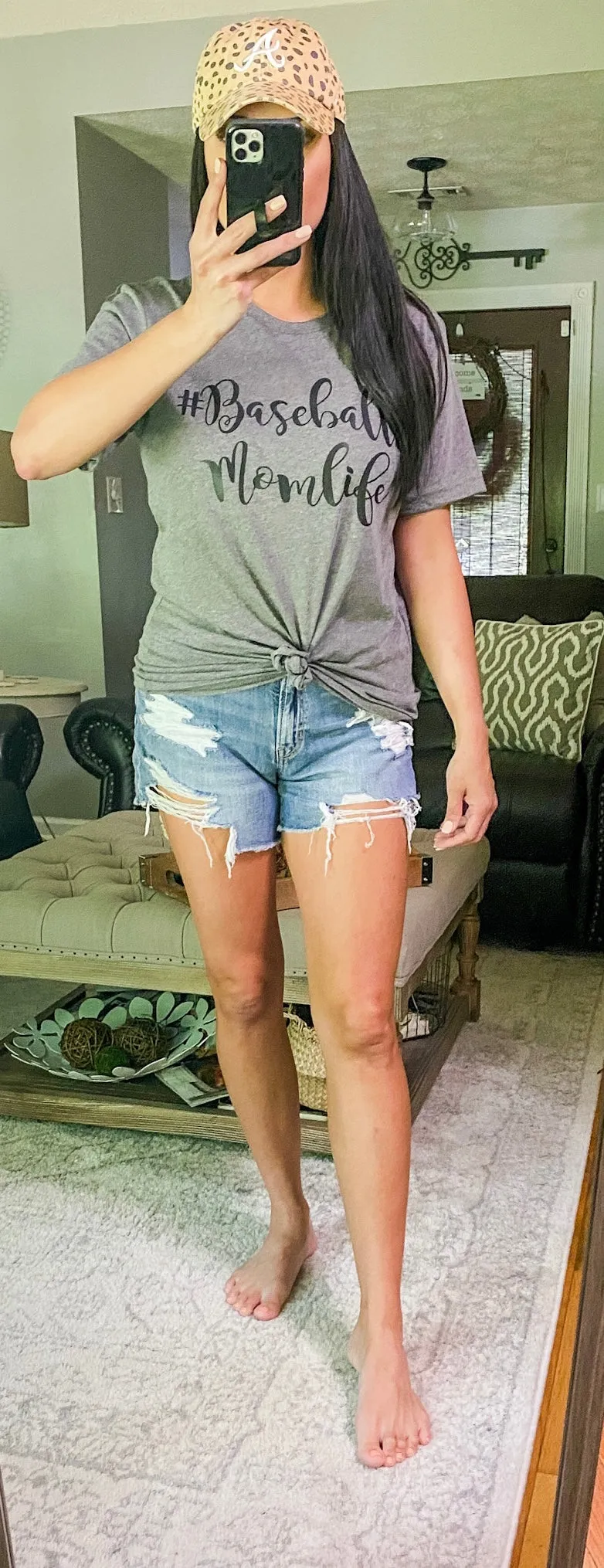 Baseball Momlife Tee