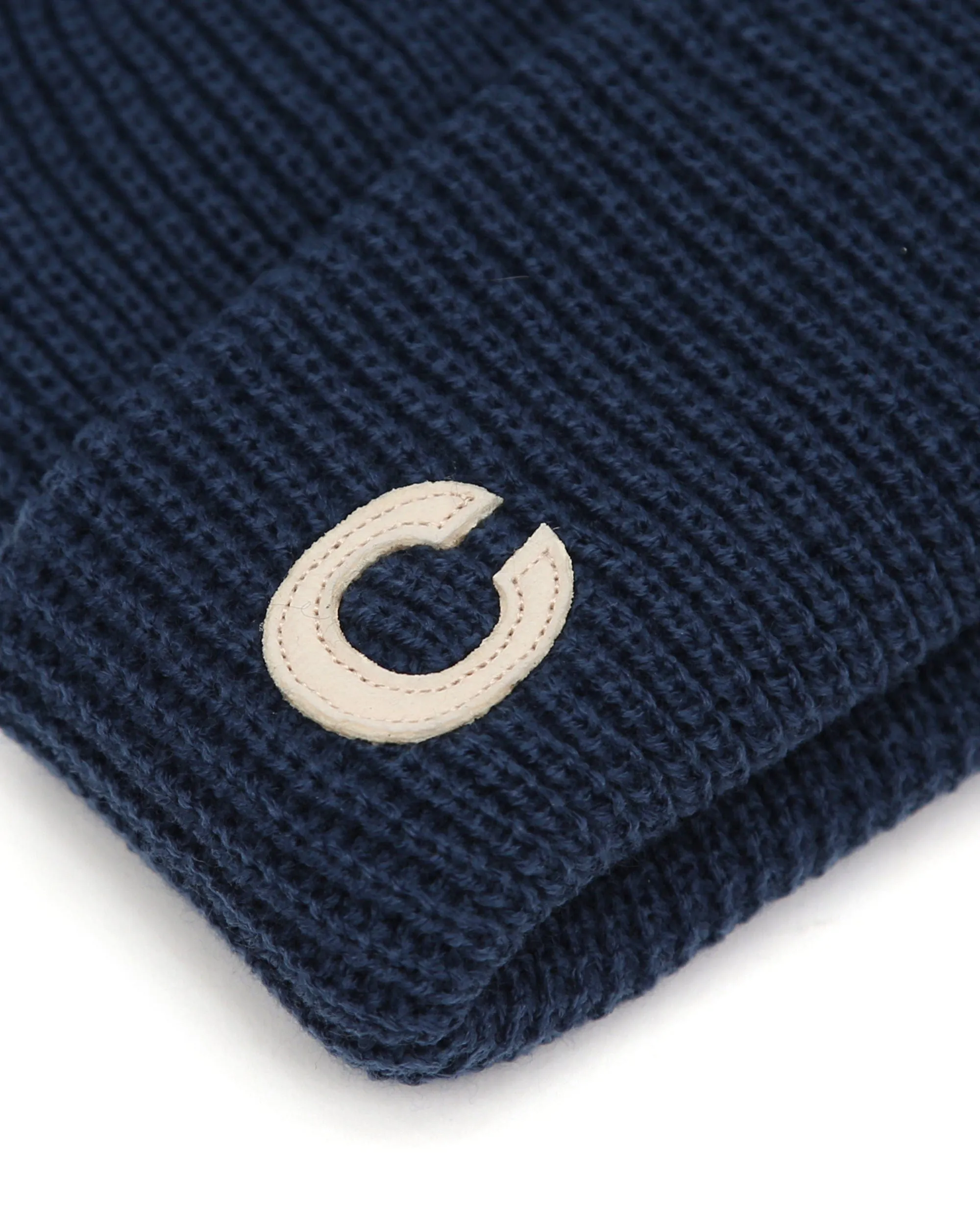 BEANIE / MARINE FIT / DOUBLE TAB / W BLUE