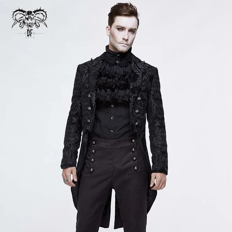 'Blood Confetti' Jacquard Gothic Coat