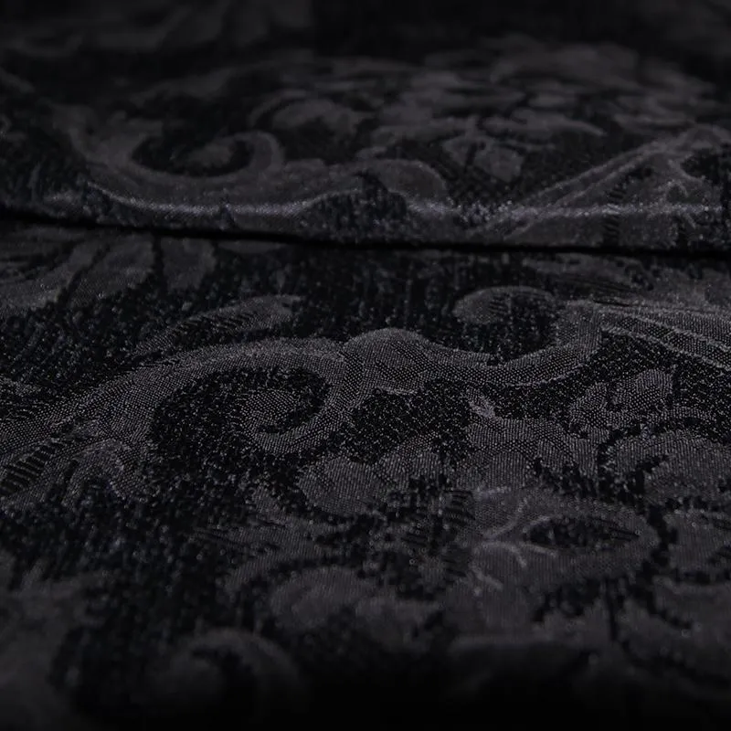 'Blood Confetti' Jacquard Gothic Coat