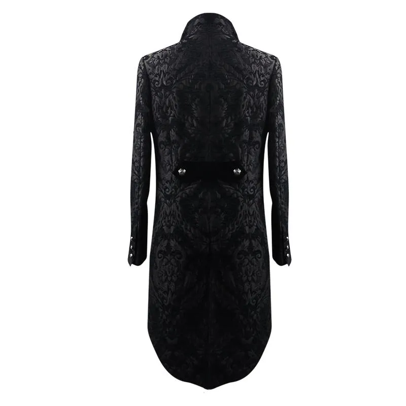'Blood Confetti' Jacquard Gothic Coat