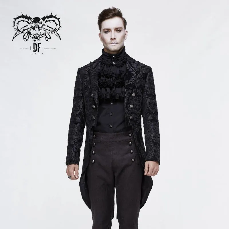 'Blood Confetti' Jacquard Gothic Coat