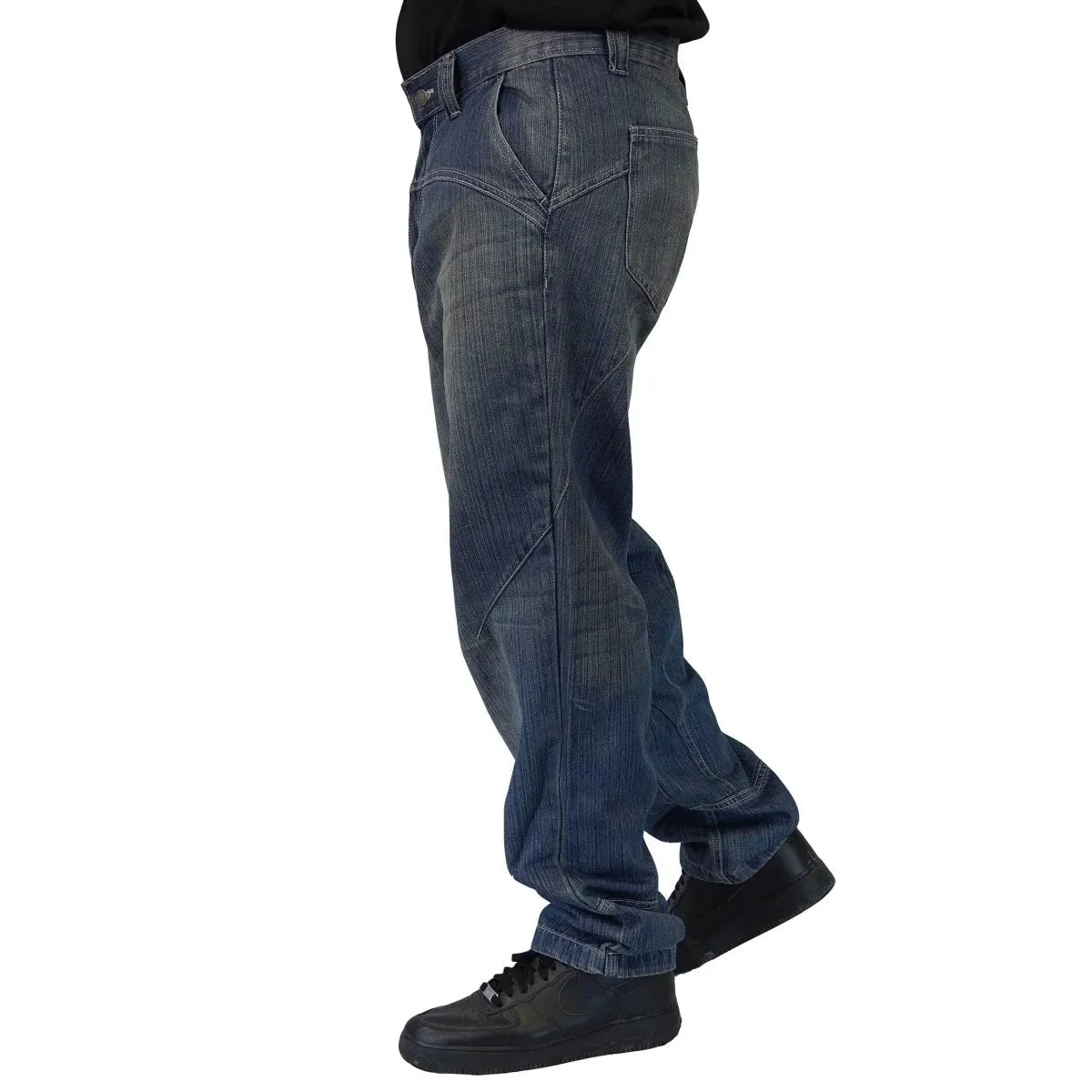 Brachial Jeans Statement - Dark Wash Stripe