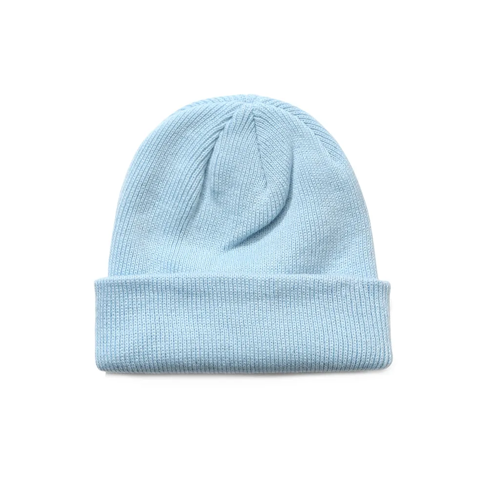 BSRAWF EMBR BEANIE SKYBLUE
