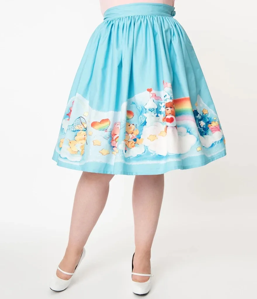 Care Bears In The Clouds Gellar Swing Skirt- Limited Edition