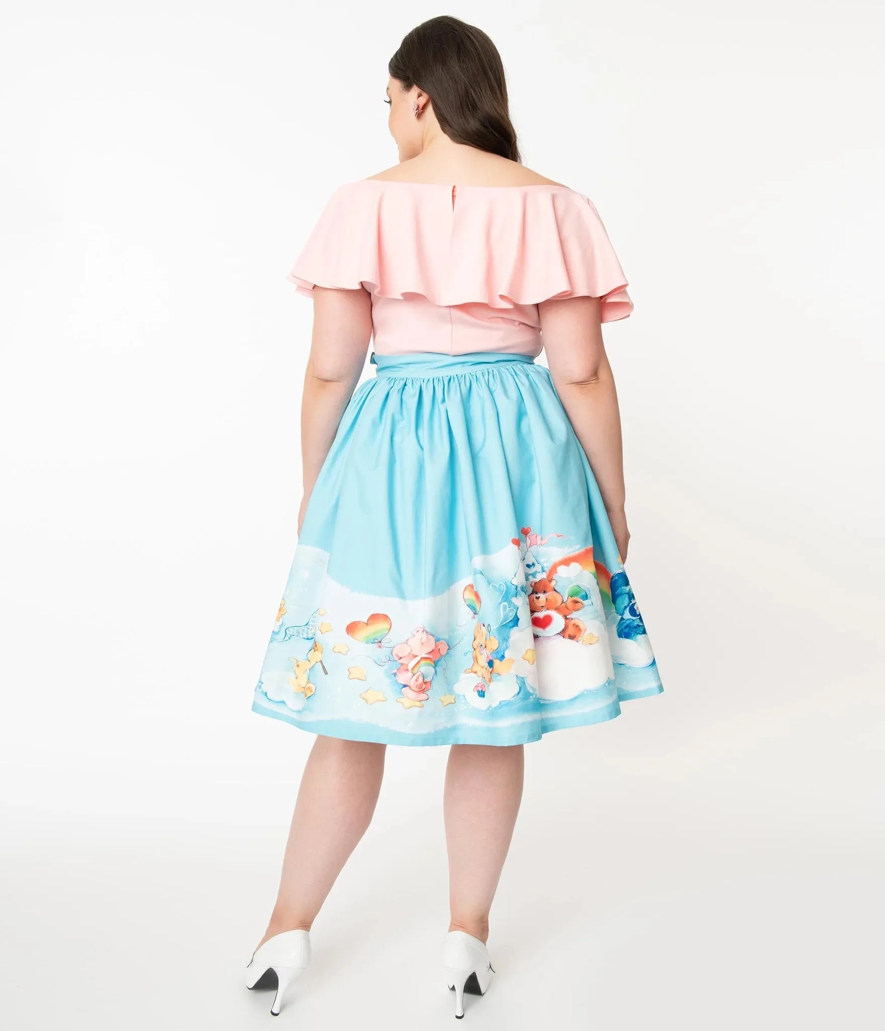 Care Bears In The Clouds Gellar Swing Skirt- Limited Edition