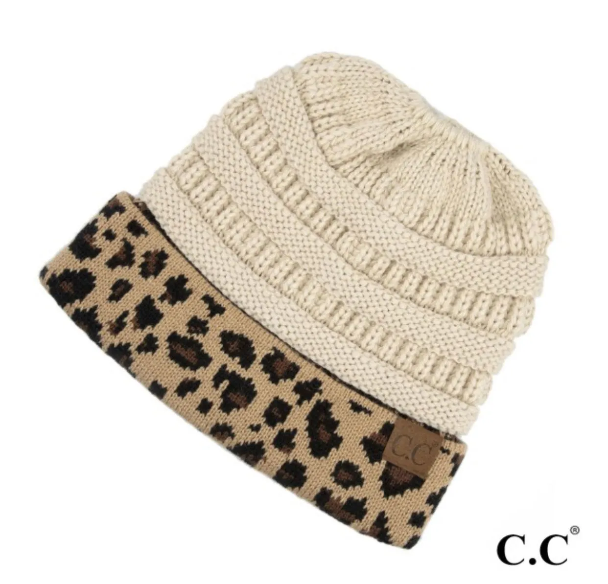 CC Bun Pony Beanie