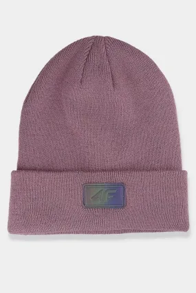 Chic and Cozy: 4F Acrylic Knit Beanie for Cold Weather Comfort