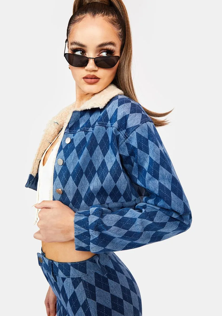 Classy Act Denim Crop Jacket