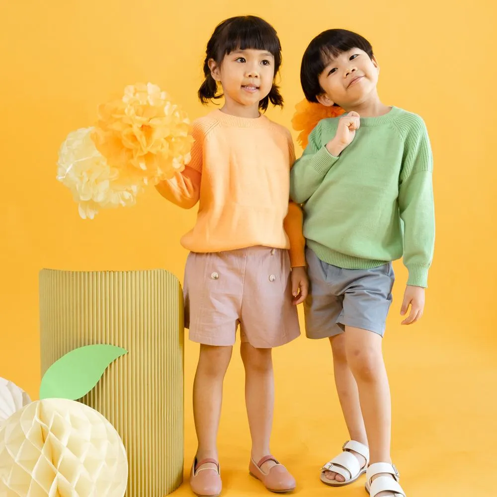 Cotton Knit Jumper, Pineapple