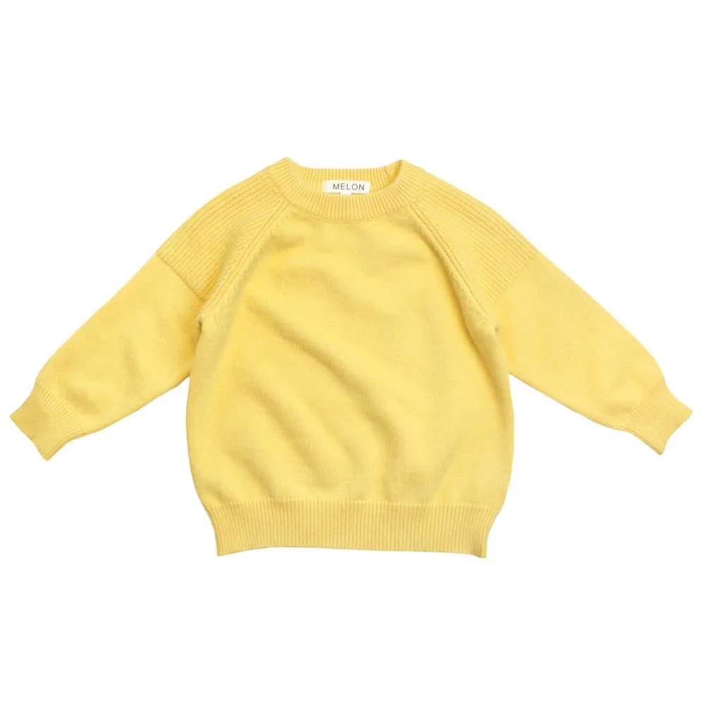 Cotton Knit Jumper, Pineapple
