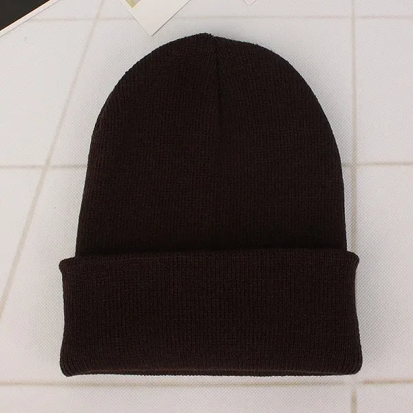 Cozy Solid Color Knit Beanie for All Seasons