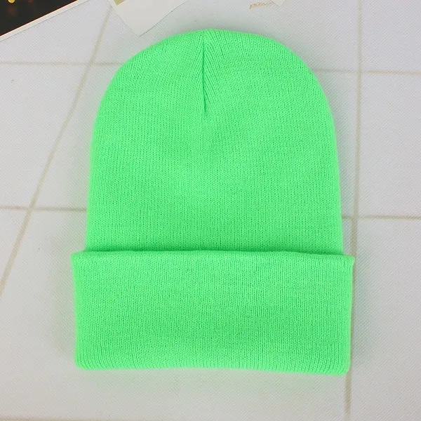 Cozy Solid Color Knit Beanie for All Seasons