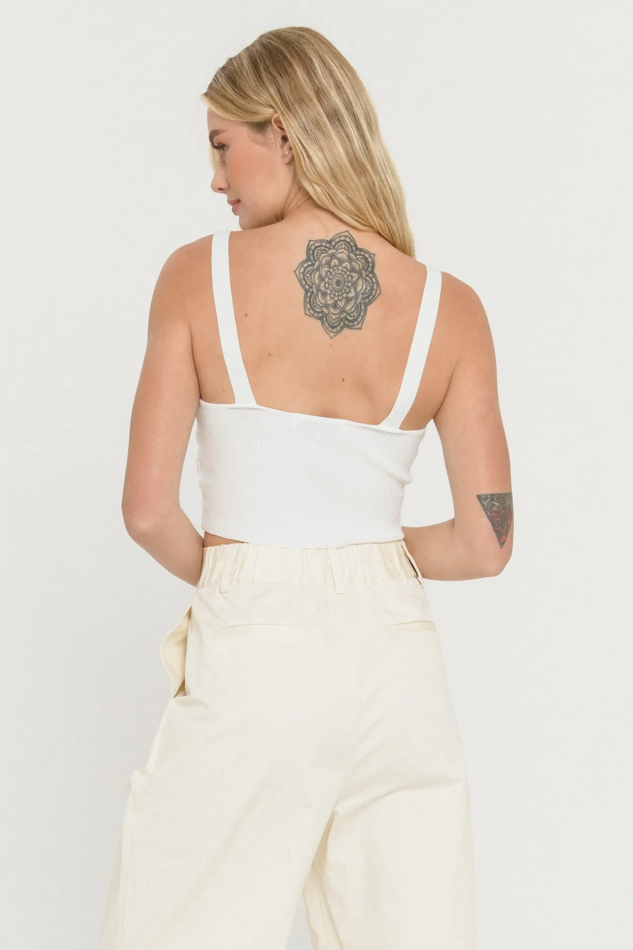 Cropped Knit Top