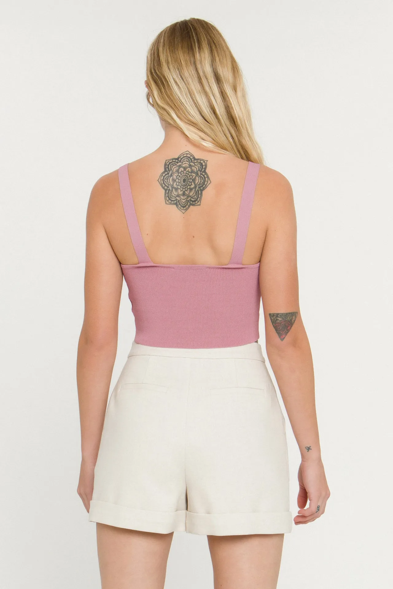 Cropped Knit Top