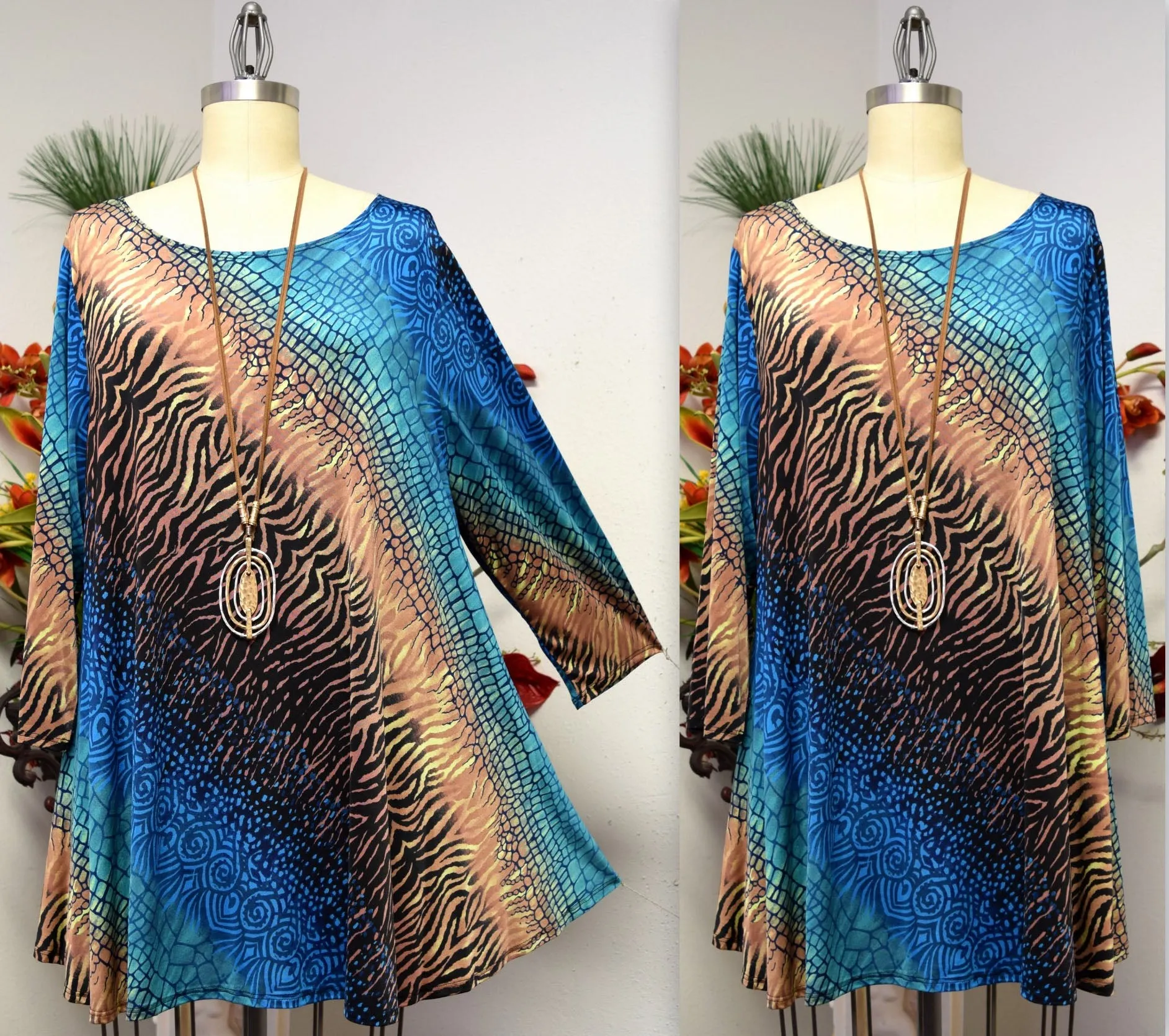 Dare2bstylish Slederizing Tunic, Swing Tunic, Babydoll Tunic, Plus size tunic for Travel and Much More. Medium to 3XL