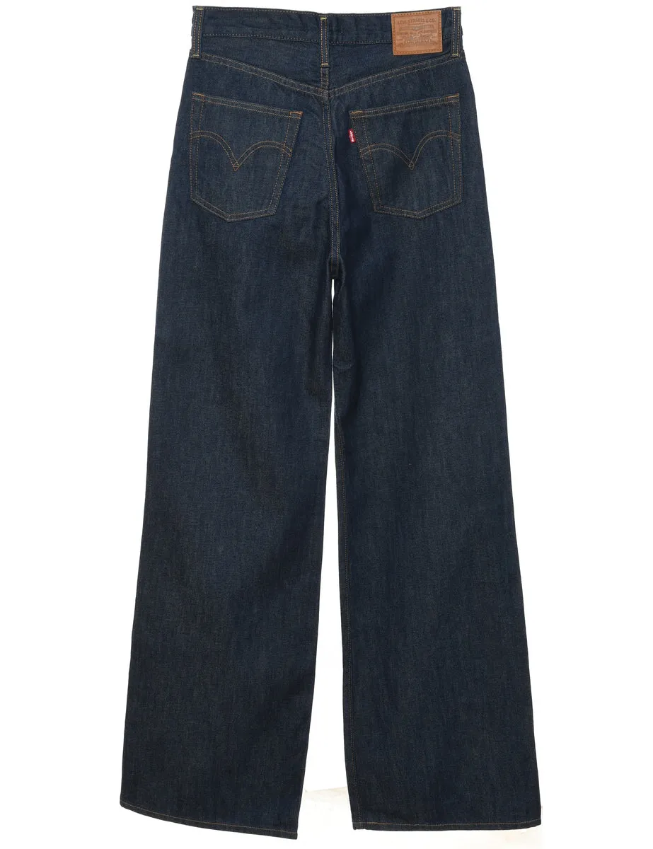 Dark Wash Levi's Wide Leg Jeans  - W30 L34