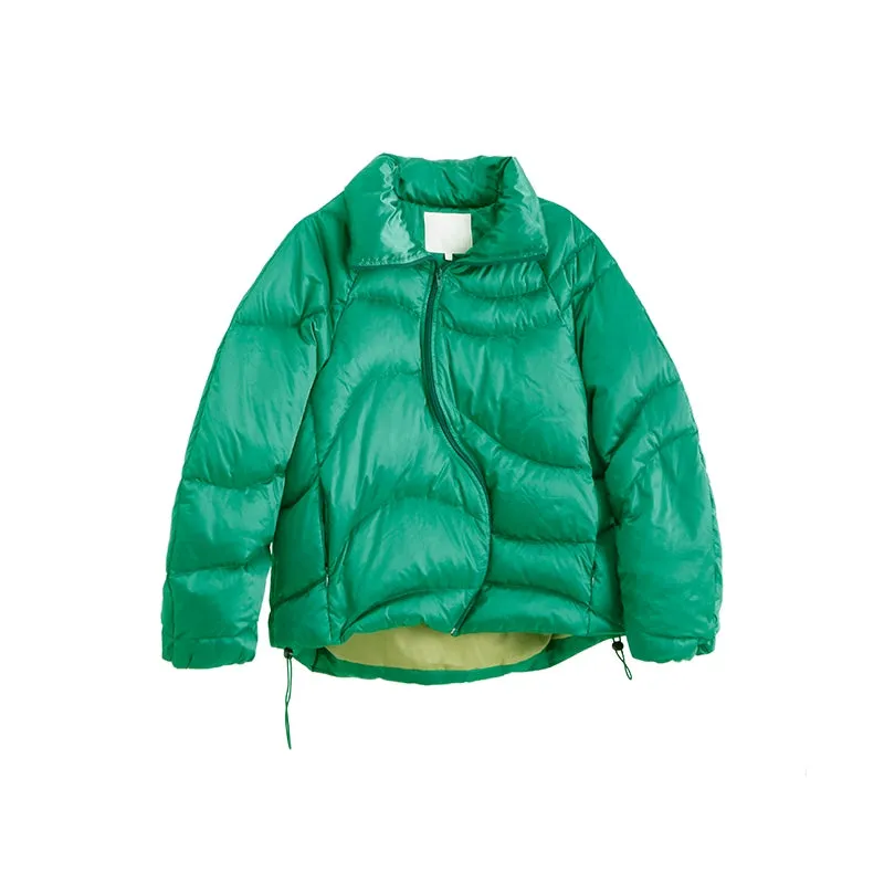 Deconstructed White Duck Down Coat