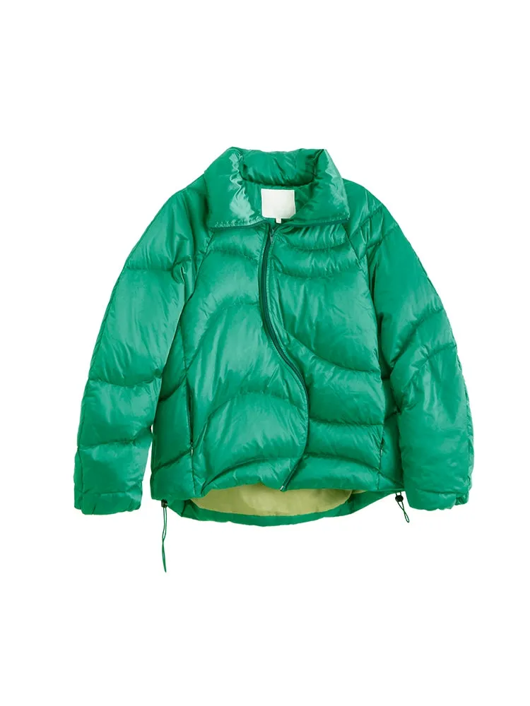 Deconstructed White Duck Down Coat