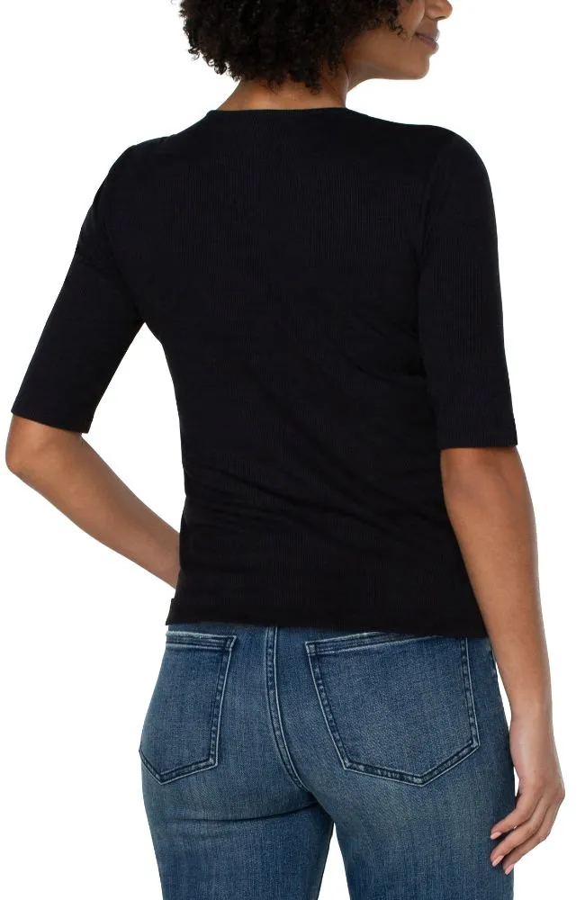 Double Layer Vneck Top