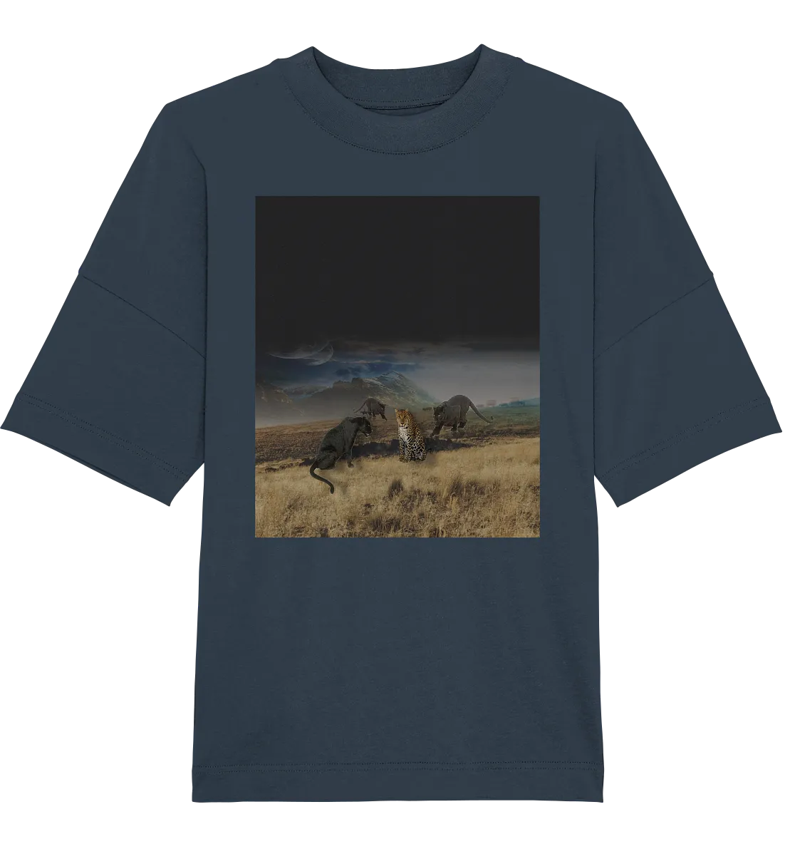 Ein Leopard kann ... - Organic Oversize Shirt