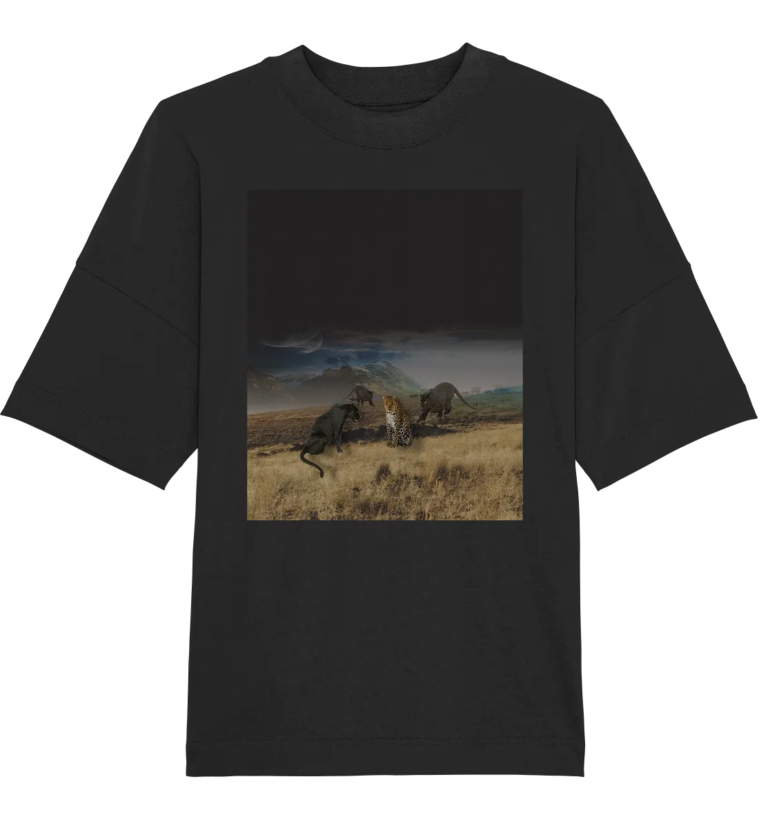 Ein Leopard kann ... - Organic Oversize Shirt
