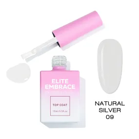 ELITE EMBRACE Professional Top Coat 09 Natural Silver 15ml ETNS0915