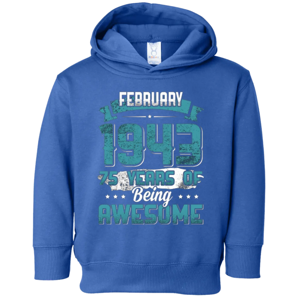 February 1943 Birthday 75 Years Of Being Awesome T-Shirt