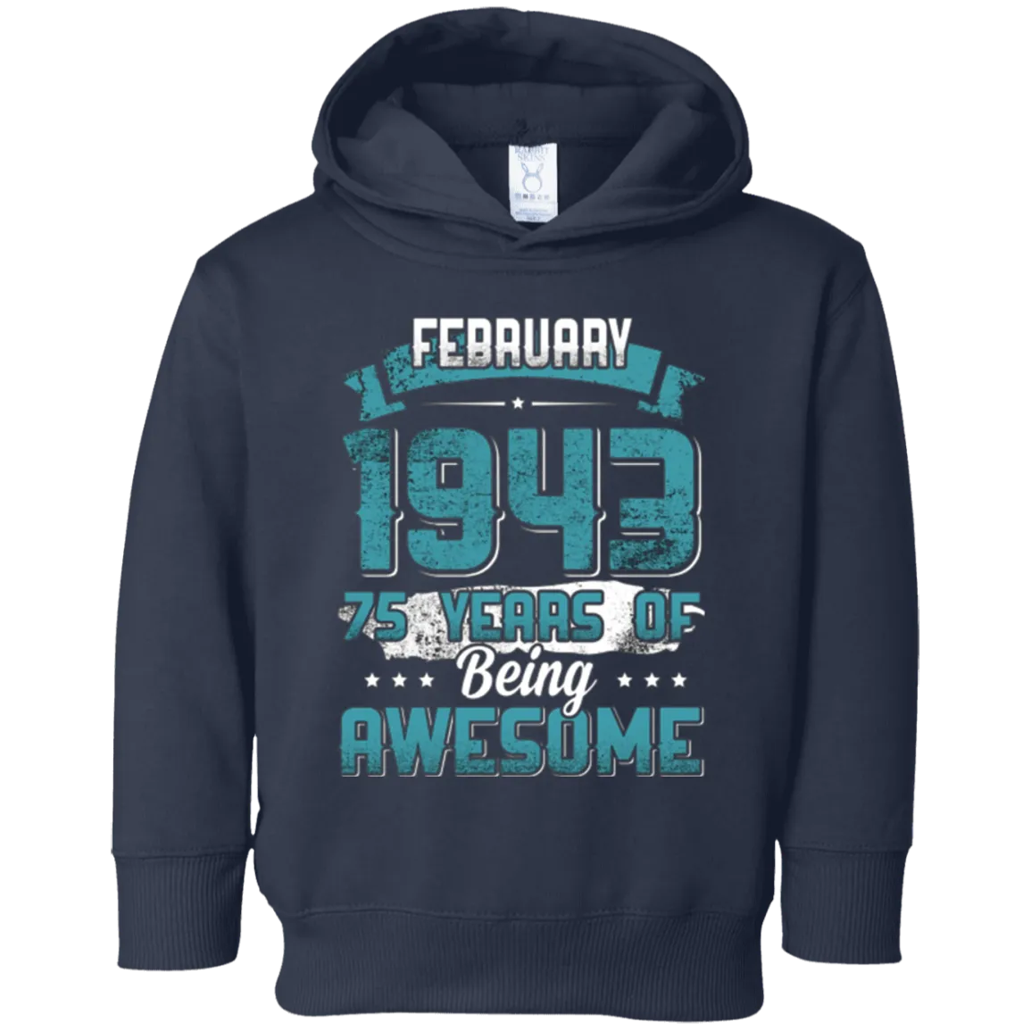 February 1943 Birthday 75 Years Of Being Awesome T-Shirt