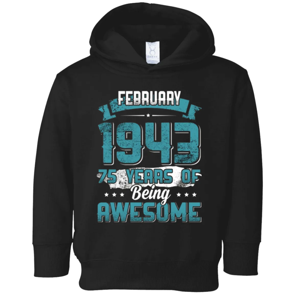 February 1943 Birthday 75 Years Of Being Awesome T-Shirt