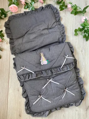 Flopsy Bunny Cosytoes Footmuff - Grey