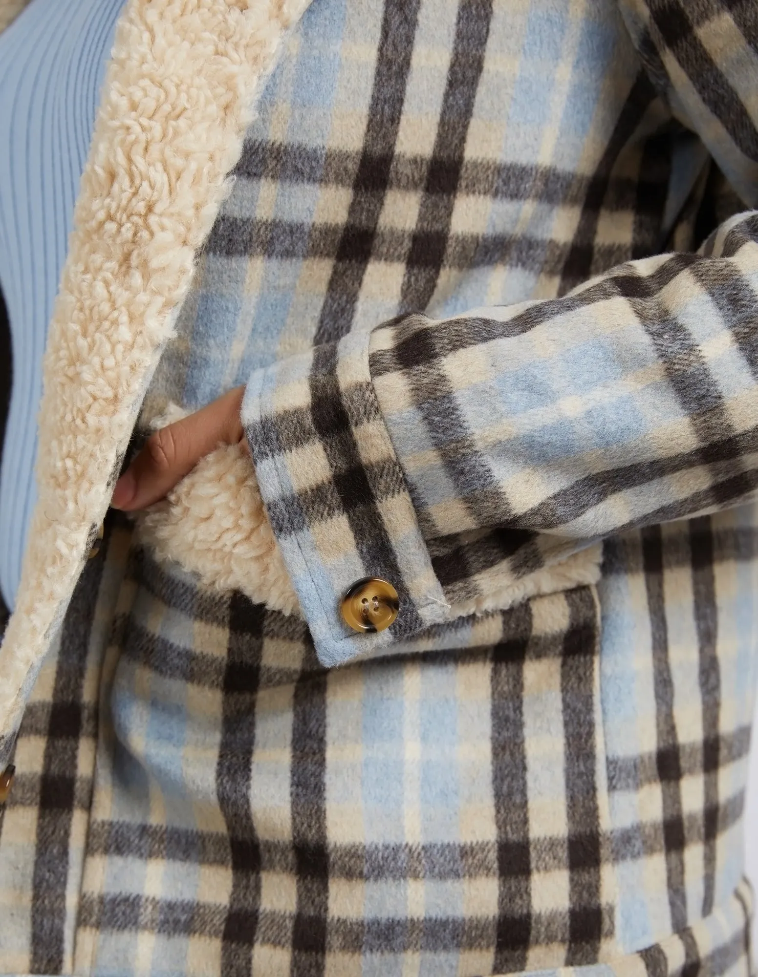 Foxwood Demi Check Jacket 5533001 - Blue Check