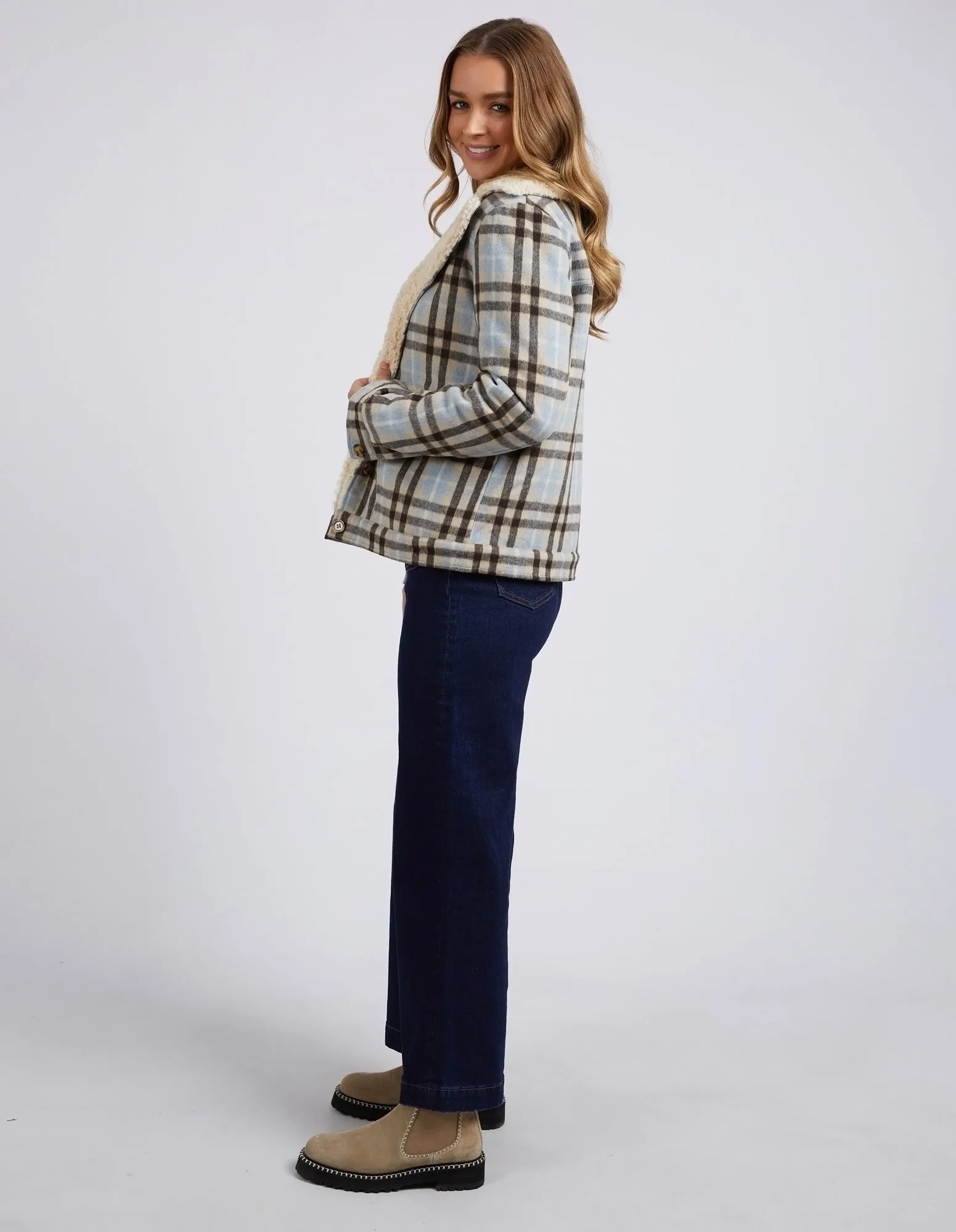 Foxwood Demi Check Jacket 5533001 - Blue Check