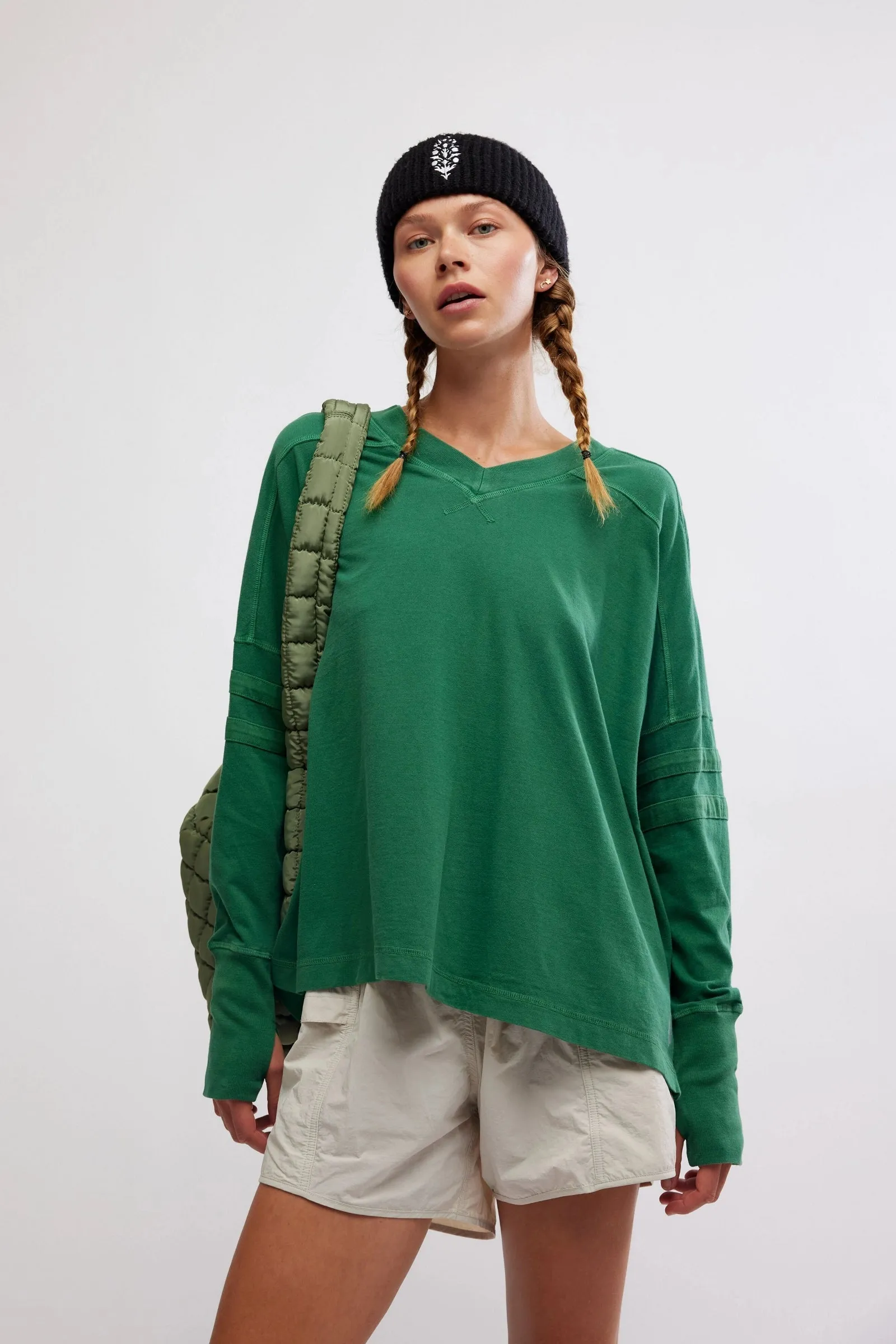 Free People All Star Layer - Heritage Green