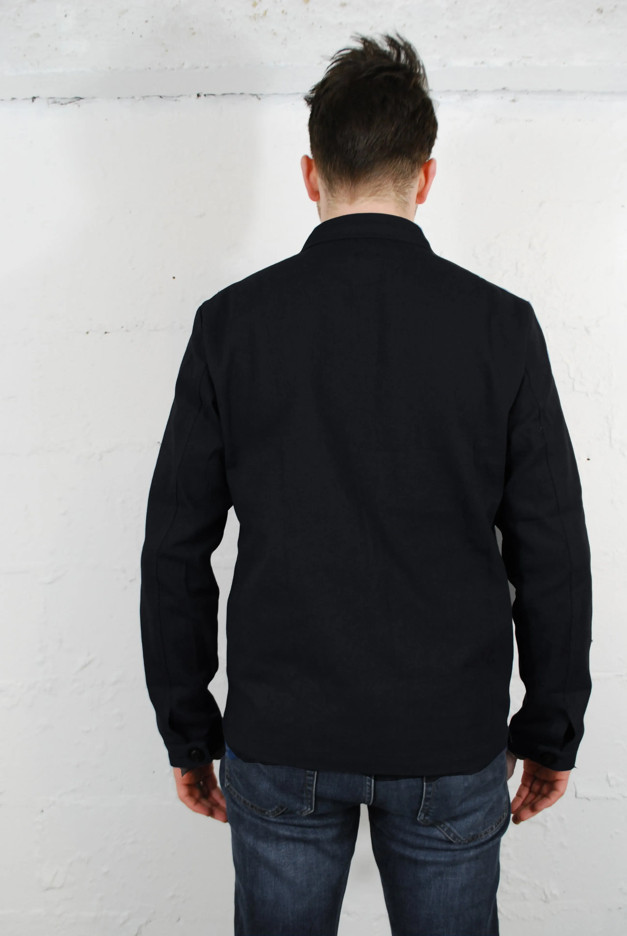French Chore Jacket Black