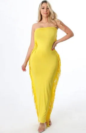Genesis Tube Fringe Dress