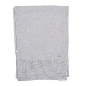 Grey Cable Scarf
