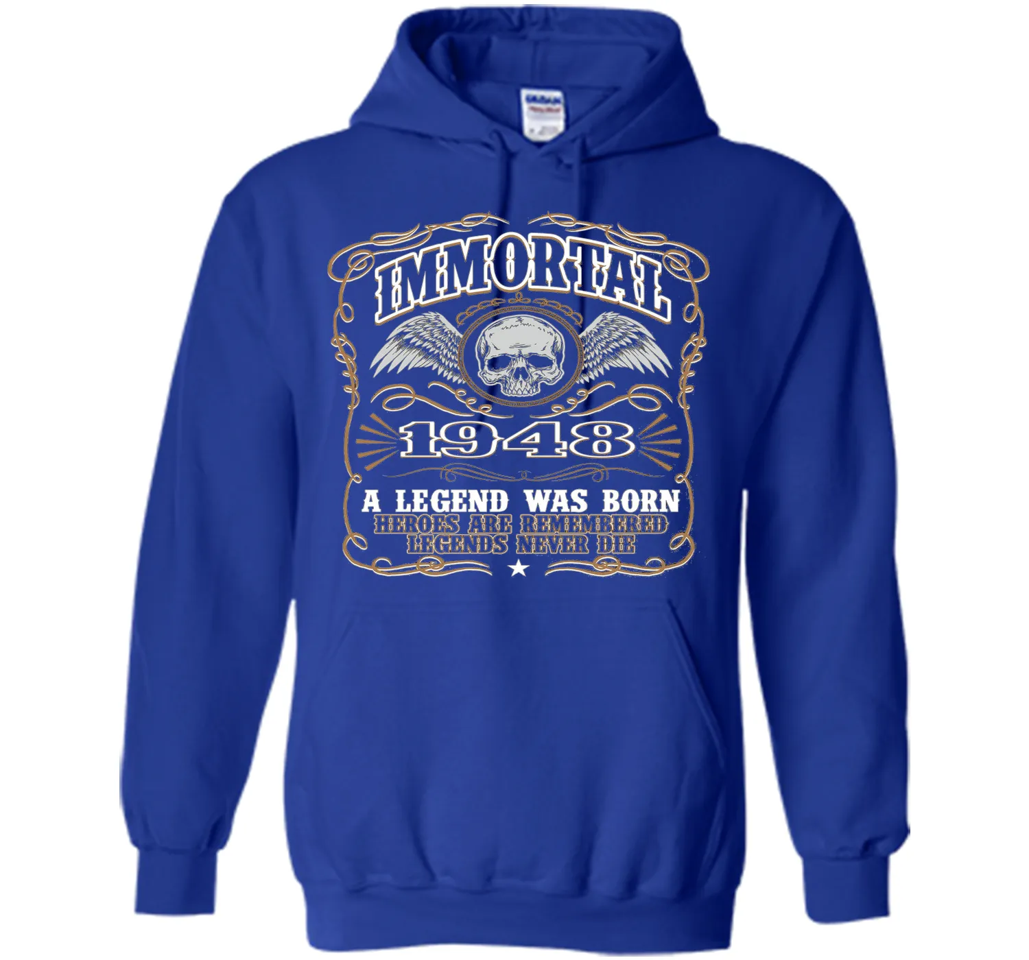 Immortal 1948 T-Shirt. 68th Birthday Gift For Men.