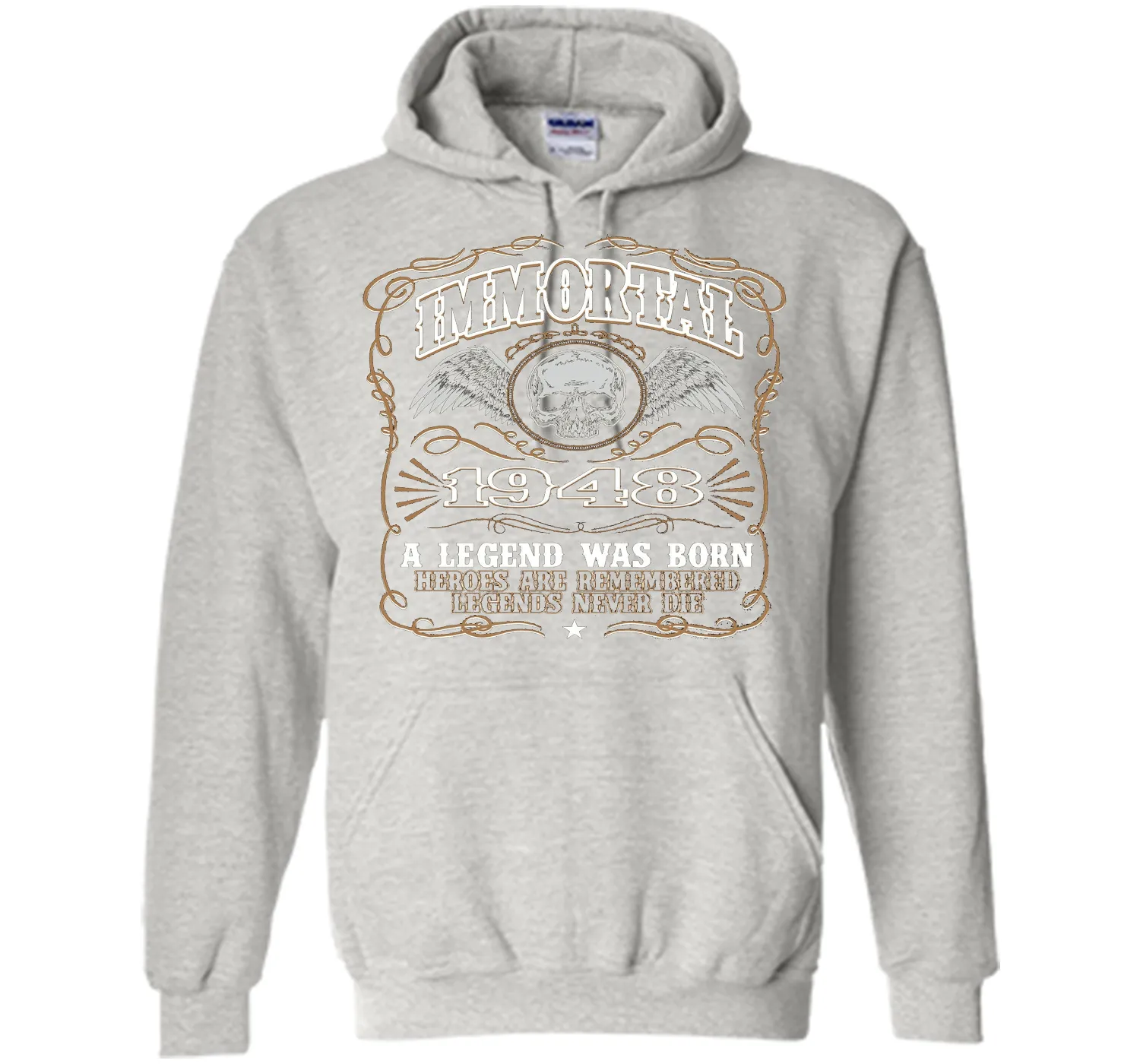 Immortal 1948 T-Shirt. 68th Birthday Gift For Men.